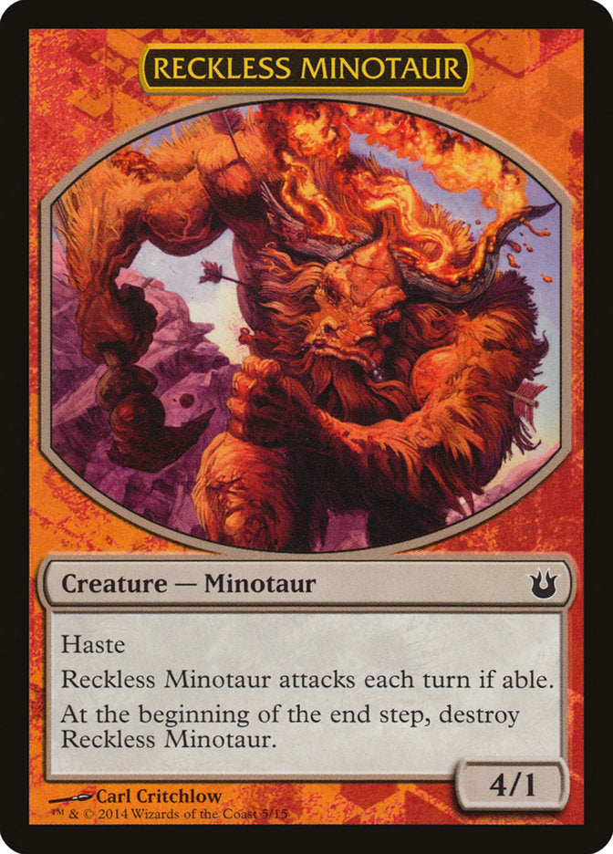 Reckless Minotaur [Born of the Gods Battle the Horde] | Odin's Place