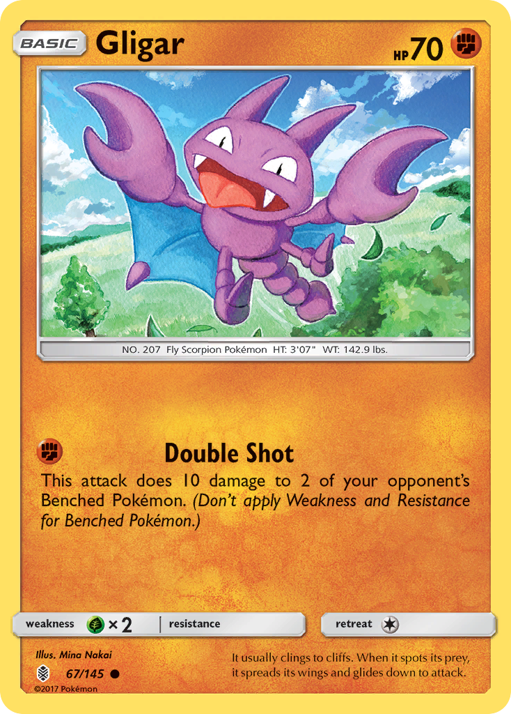 Gligar (67/145) [Sun & Moon: Guardians Rising] | Odin's Place