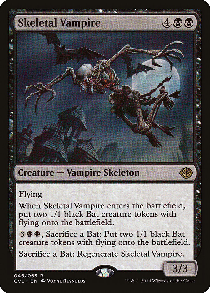 Skeletal Vampire (46) (Garruk vs. Liliana) [Duel Decks Anthology] | Odin's Place