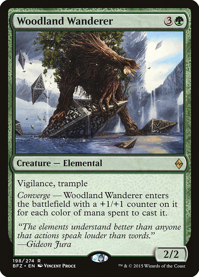 Woodland Wanderer (198) [Battle for Zendikar] | Odin's Place
