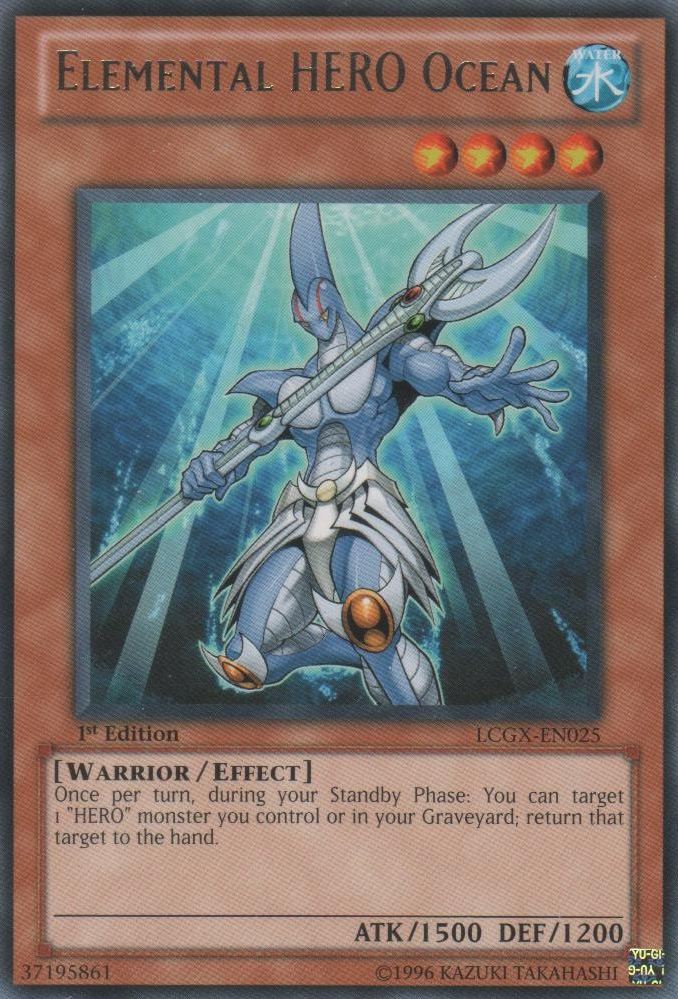 Elemental HERO Ocean [LCGX-EN025] Rare | Odin's Place
