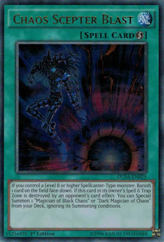 Chaos Scepter Blast [DUSA-EN025] Ultra Rare | Odin's Place