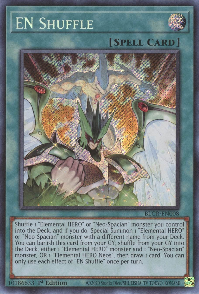 EN Shuffle [BLCR-EN008] Secret Rare | Odin's Place