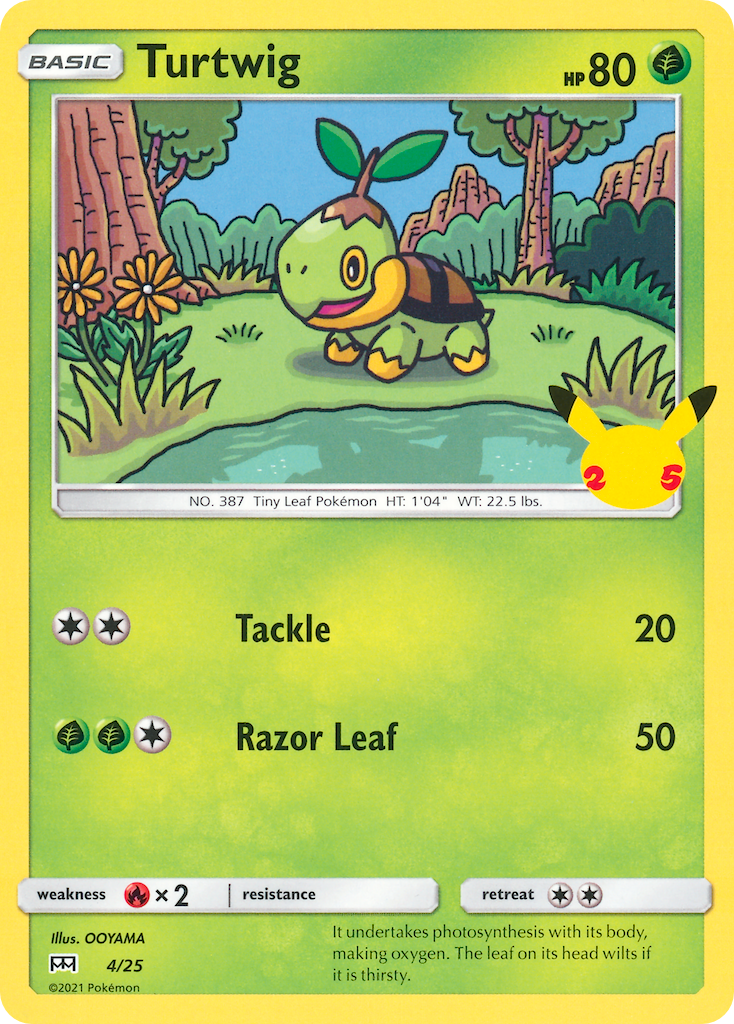 Turtwig (4/25) [McDonald's 25th Anniversary] | Odin's Place