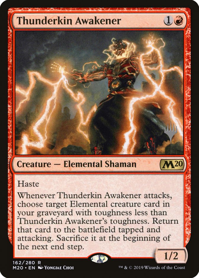 Thunderkin Awakener (Promo Pack) [Core Set 2020 Promos] | Odin's Place