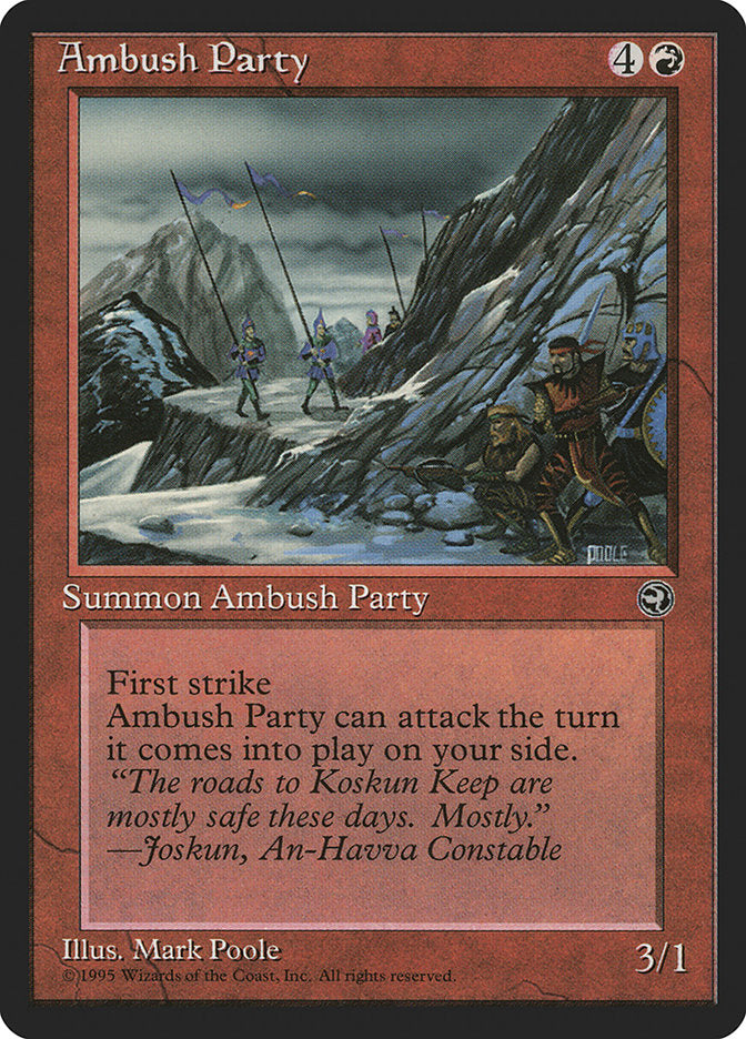 Ambush Party (Joskun Flavor Text) [Homelands] | Odin's Place