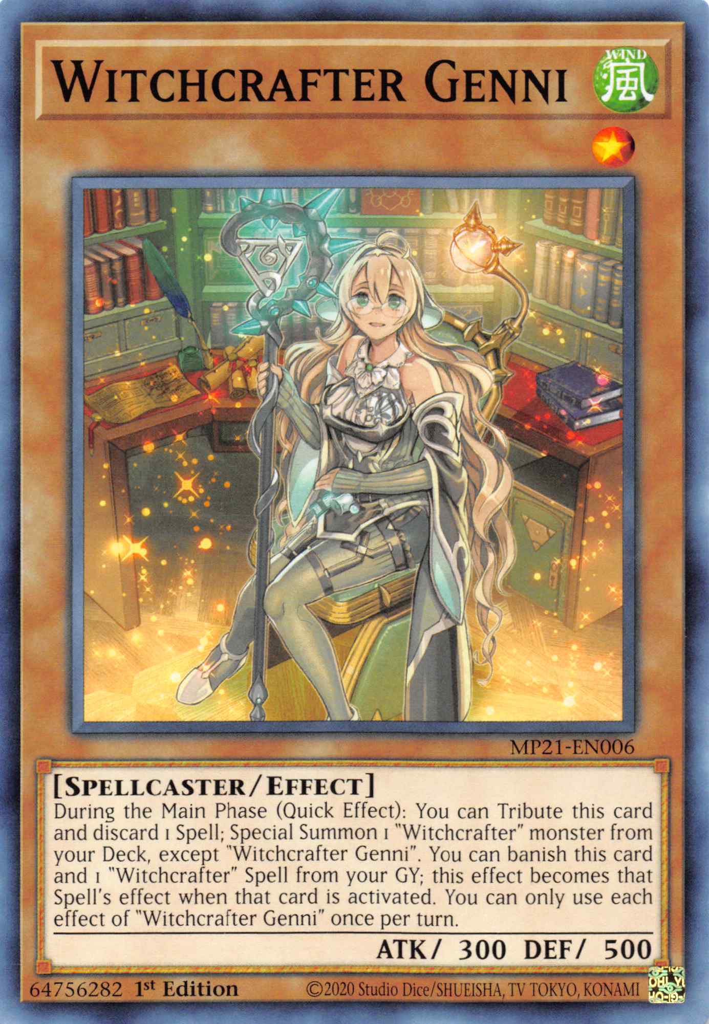 Witchcrafter Genni [MP21-EN006] Common | Odin's Place