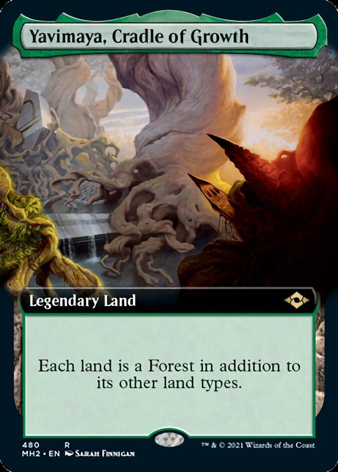 Yavimaya, Cradle of Growth (Extended Art) [Modern Horizons 2] | Odin's Place