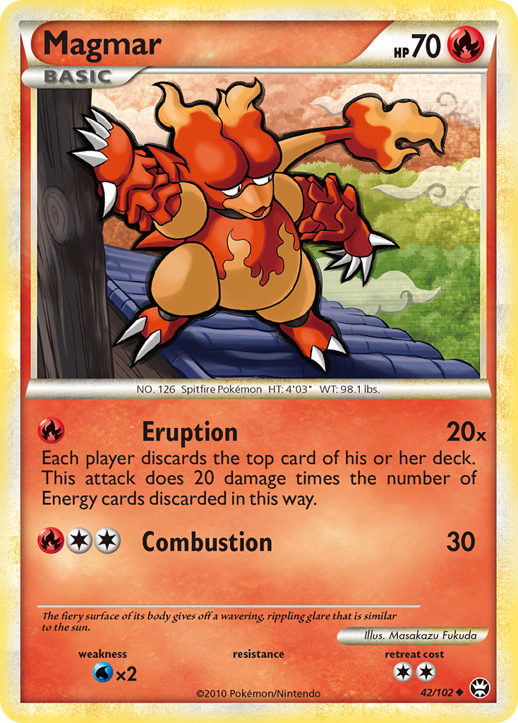 Magmar (42/102) [HeartGold & SoulSilver: Triumphant] | Odin's Place