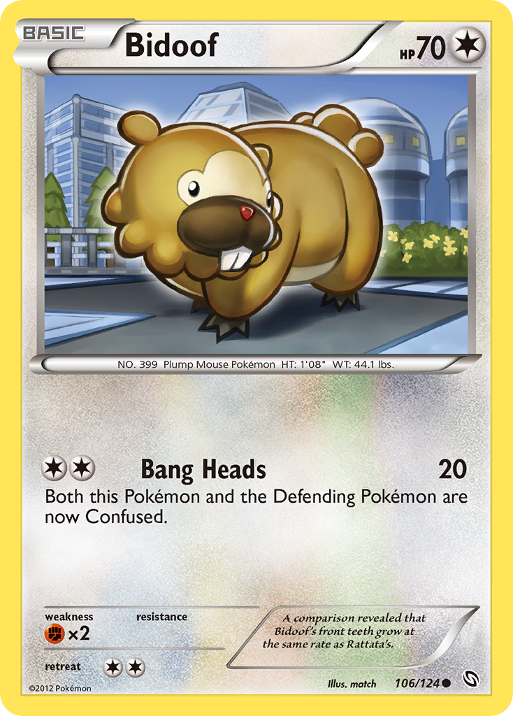 Bidoof (106/124) [Black & White: Dragons Exalted] | Odin's Place