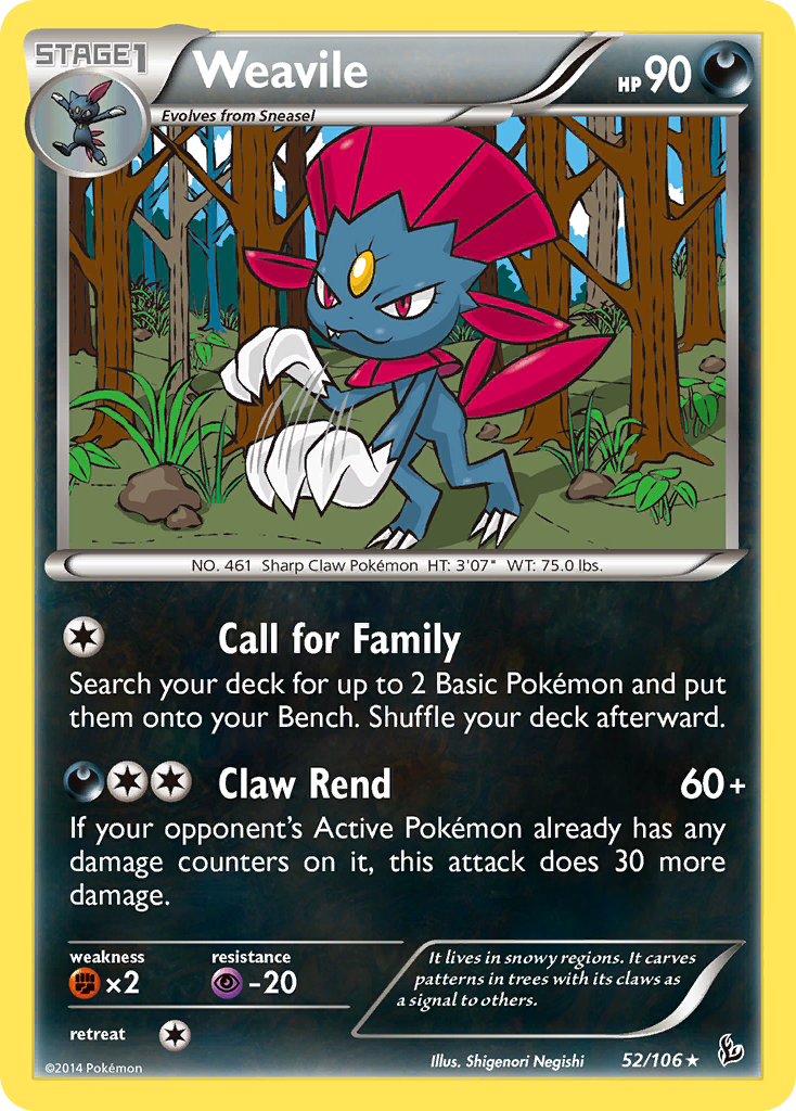 Weavile (52/106) [XY: Flashfire] | Odin's Place
