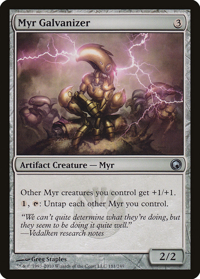 Myr Galvanizer (181) [Scars of Mirrodin] | Odin's Place
