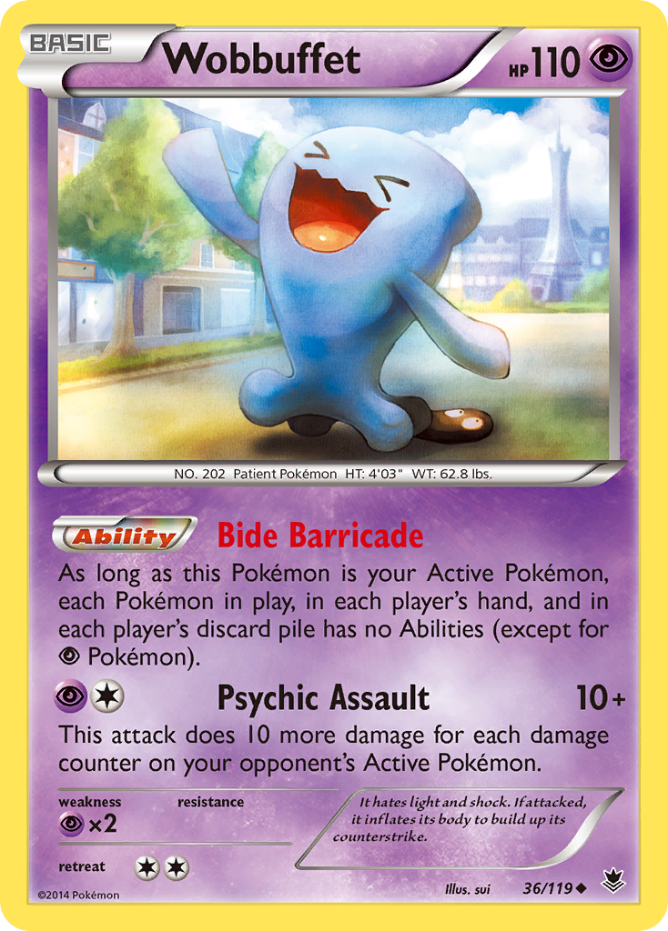 Wobbuffet (36/119) [XY: Phantom Forces] | Odin's Place