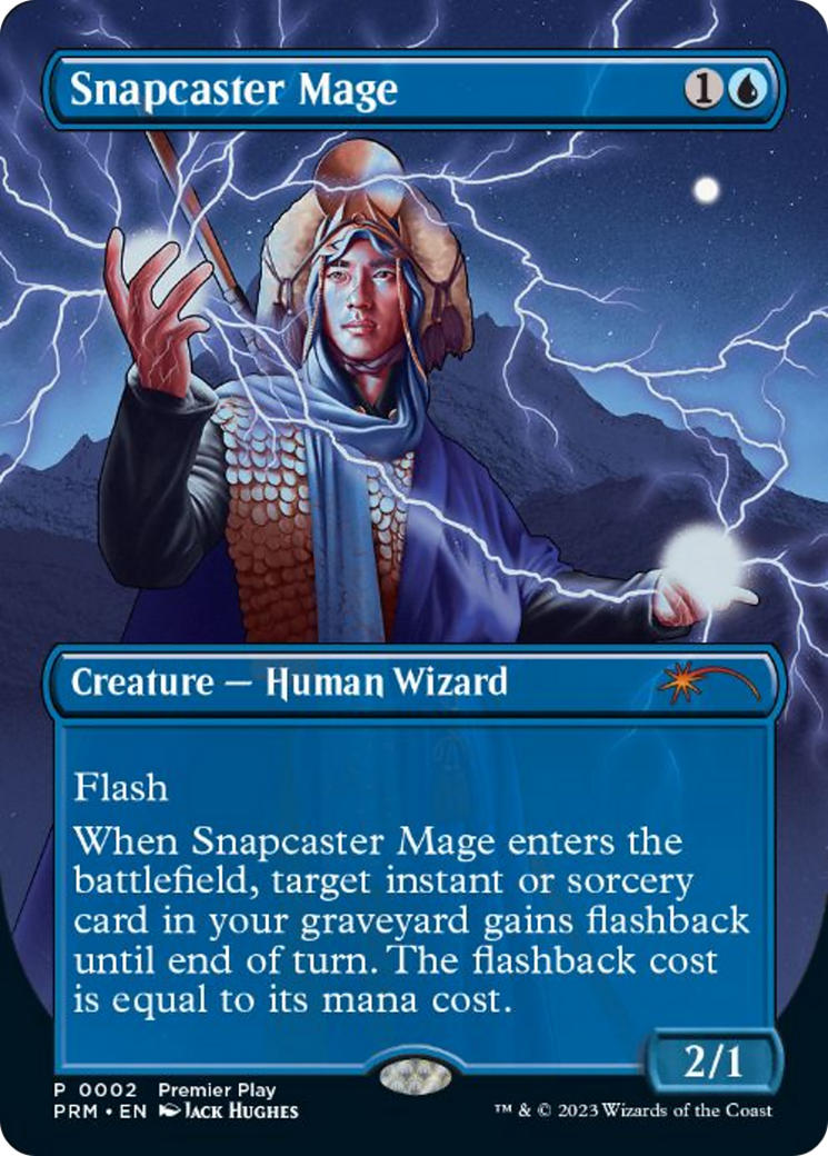 Snapcaster Mage (Borderless Alternate Art) [Regional Championship Qualifiers 2023] | Odin's Place