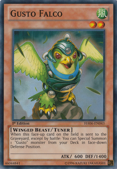 Gusto Falco [HA06-EN043] Super Rare | Odin's Place
