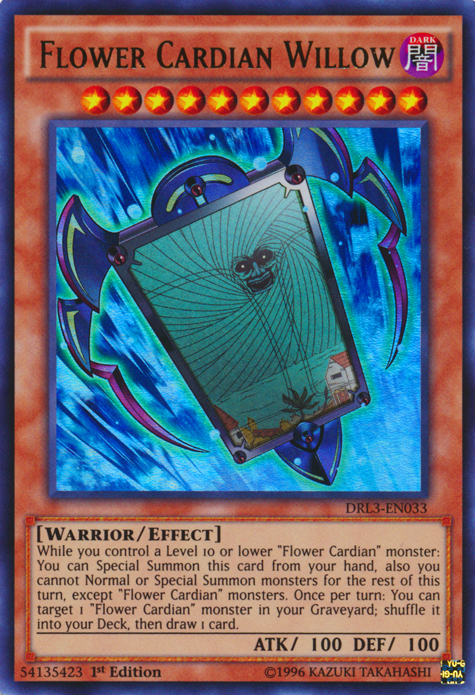 Flower Cardian Willow [DRL3-EN033] Ultra Rare | Odin's Place