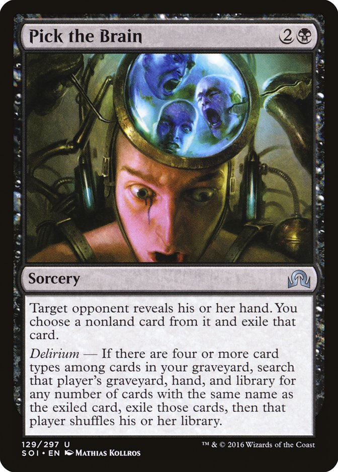 Pick the Brain (129) [Shadows over Innistrad] | Odin's Place