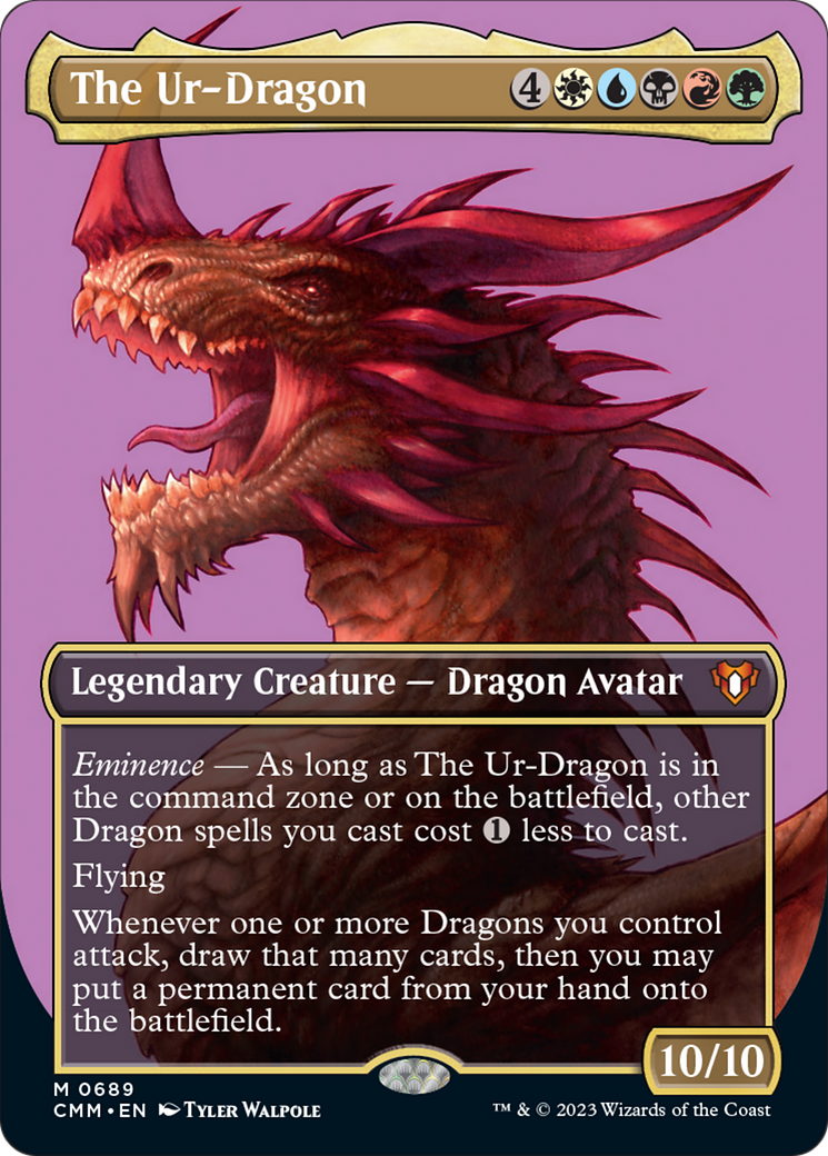 The Ur-Dragon (Borderless Profile) [Commander Masters] | Odin's Place