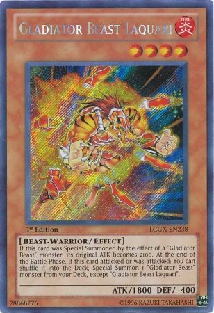 Gladiator Beast Laquari [LCGX-EN238] Secret Rare | Odin's Place