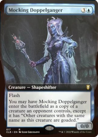 Mocking Doppelganger (Extended Art) [Commander Legends: Battle for Baldur's Gate] | Odin's Place