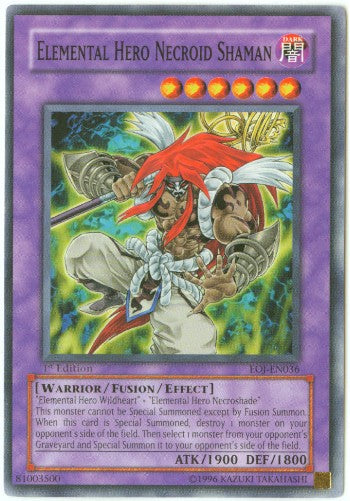 Elemental Hero Necroid Shaman [EOJ-EN036] Common | Odin's Place