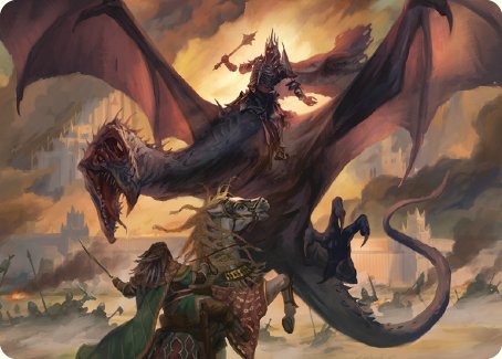 Witch-king, Bringer of Ruin Art Card [The Lord of the Rings: Tales of Middle-earth Art Series] | Odin's Place