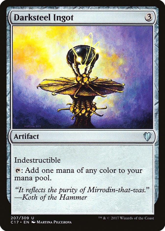 Darksteel Ingot (207) [Commander 2017] | Odin's Place