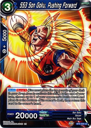 SS3 Son Goku, Pushing Forward (BT6-029) [Destroyer Kings] | Odin's Place