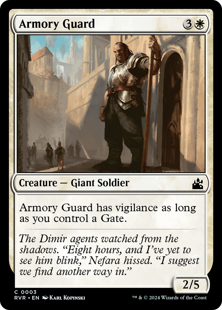 Armory Guard [Ravnica Remastered] | Odin's Place