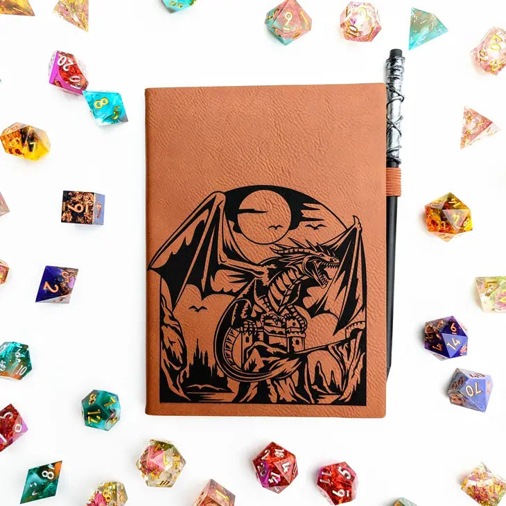 NTSD Leatherette RPG Mini Dot Journal | Odin's Place