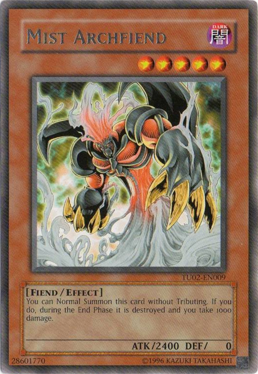 Mist Archfiend [TU02-EN009] Rare | Odin's Place