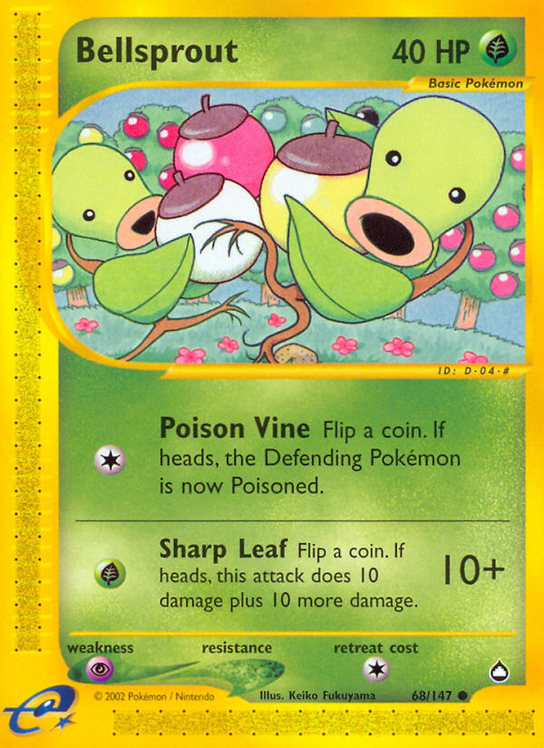 Bellsprout (68/147) [Aquapolis] | Odin's Place