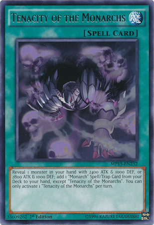 Tenacity of the Monarchs [MP15-EN232] Rare | Odin's Place