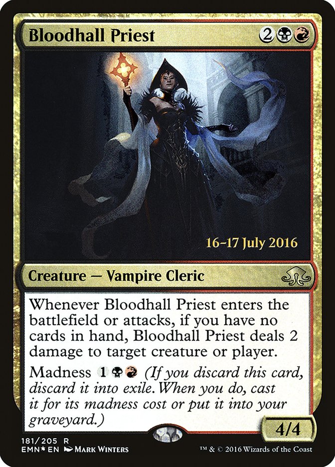 Bloodhall Priest (181) [Eldritch Moon Prerelease Promos] | Odin's Place