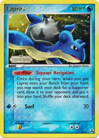 Lapras (8/92) (Stamped) [EX: Legend Maker] | Odin's Place