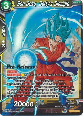 Son Goku, Deity's Disciple (BT12-089) [Vicious Rejuvenation Prerelease Promos] | Odin's Place