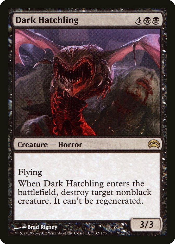 Dark Hatchling (32) [Planechase 2012] | Odin's Place