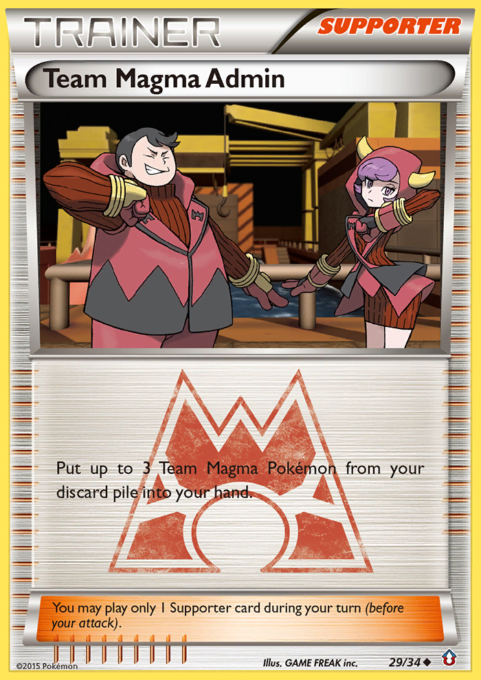 Team Magma Admin (29/34) [XY: Double Crisis] | Odin's Place