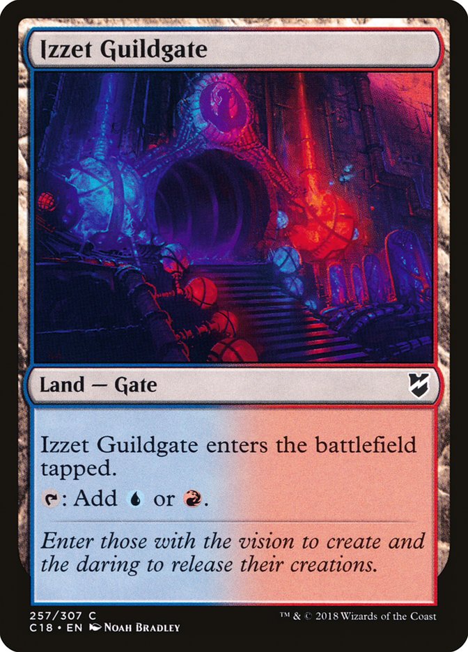 Izzet Guildgate (257) [Commander 2018] | Odin's Place