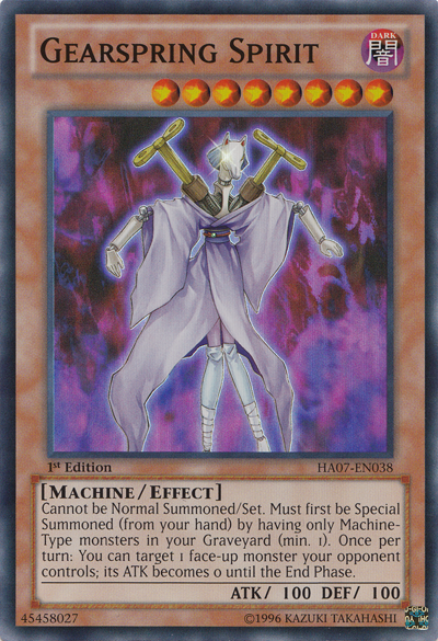 Gearspring Spirit [HA07-EN038] Super Rare | Odin's Place