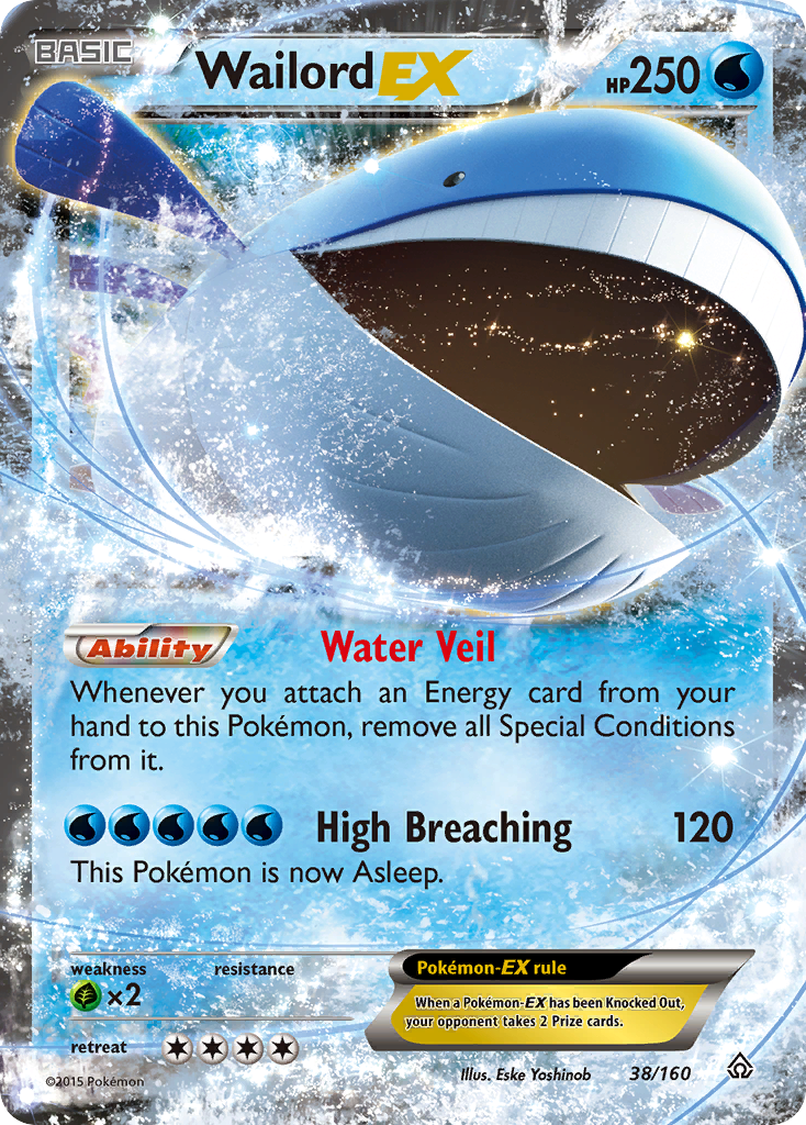 Wailord EX (38/160) [XY: Primal Clash] | Odin's Place
