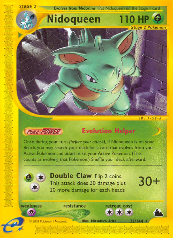 Nidoqueen (22/144) [Skyridge] | Odin's Place