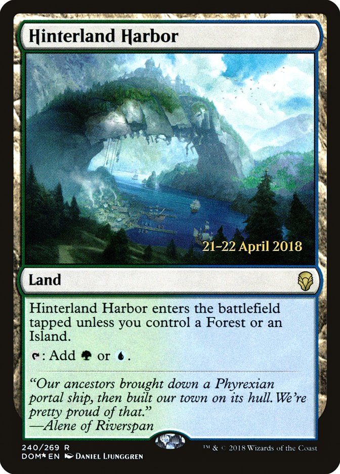 Hinterland Harbor (240) [Dominaria Prerelease Promos] | Odin's Place