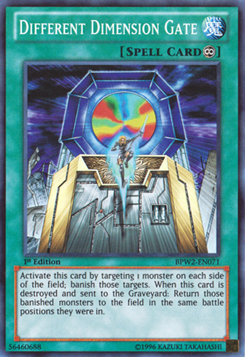 Different Dimension Gate [BPW2-EN071] Super Rare | Odin's Place