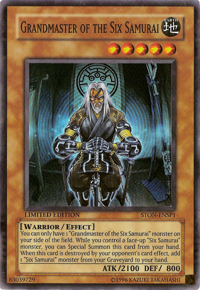Grandmaster of the Six Samurai [STON-ENSP1] Super Rare | Odin's Place