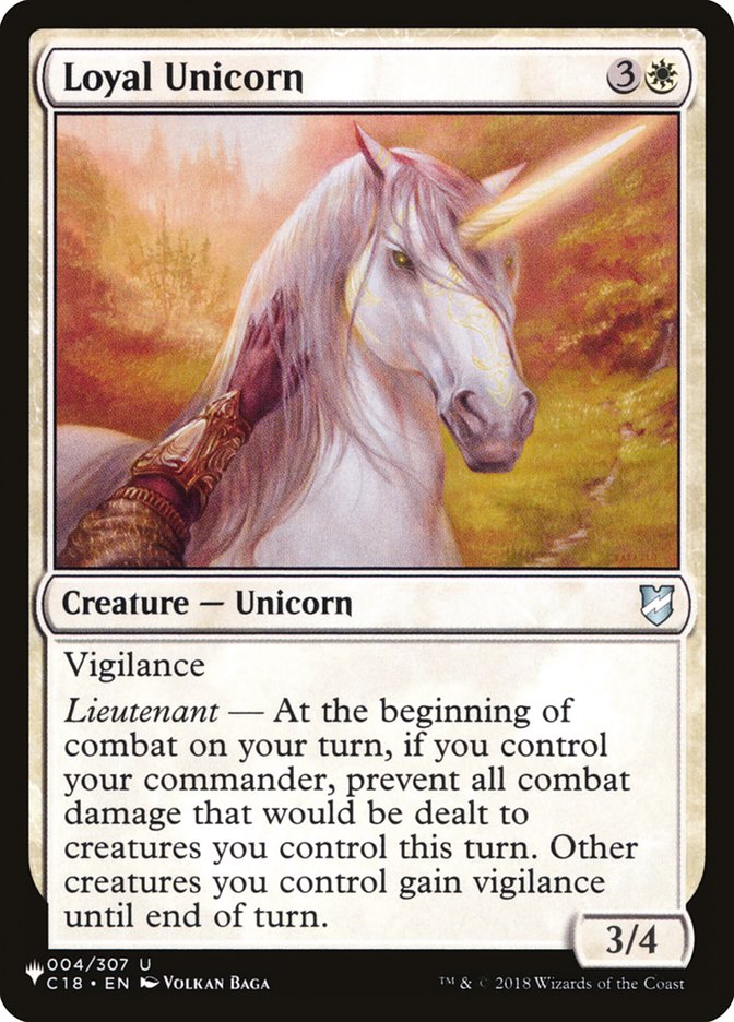 Loyal Unicorn [The List] | Odin's Place