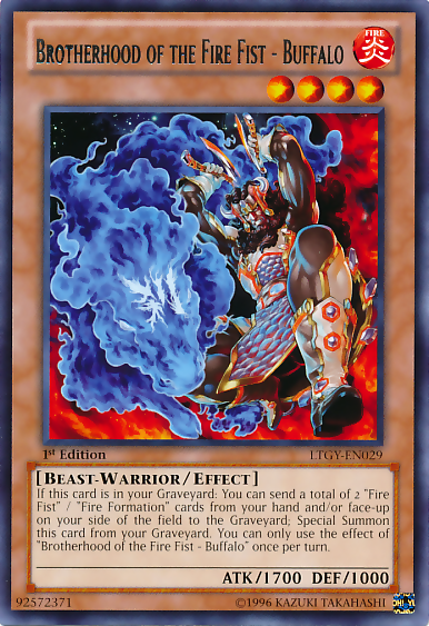 Brotherhood of the Fire Fist - Buffalo [LTGY-EN029] Rare | Odin's Place