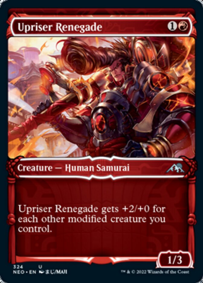 Upriser Renegade (Showcase Samurai) [Kamigawa: Neon Dynasty] | Odin's Place