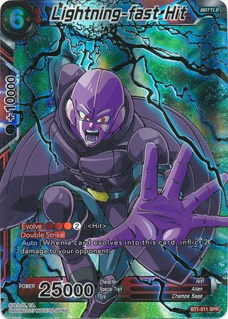 Lightning-fast Hit (SPR) (BT1-011) [Galactic Battle] | Odin's Place
