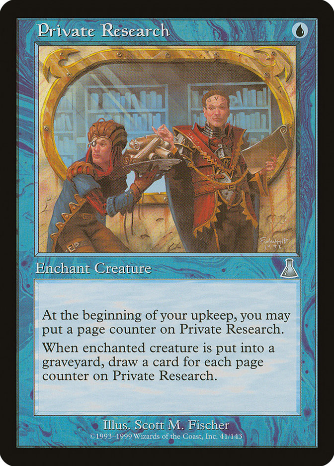 Private Research (41) [Urza's Destiny] | Odin's Place